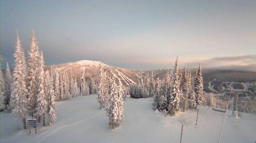 Sun Peaks, Canada - who got the most snow N.America 2012-13