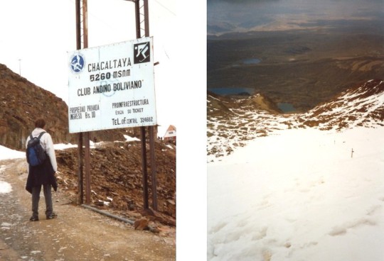 Chacaltaya, Bolivia in 2001