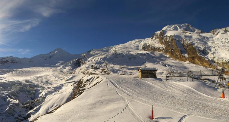 Saas-Fee, Switzerland - Weather to ski - Today in the Alps, 10 November 2015