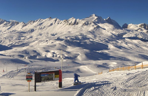 Val d’Isère, France – Weather to ski – Today in the Alps, 23 November 2015