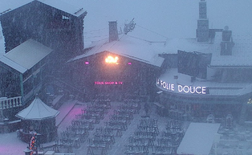 Val d’Isère, France - Weather to ski - Today in the Alps, 2 January 2016
