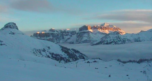 Canazei, Italy - Weather to ski - Today in the Alps, 10 January 2016
