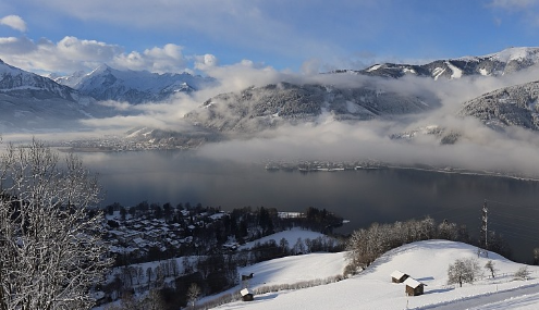 Zell-am-See, Austria - Weather to ski - Today in the Alps, 15 January 2016