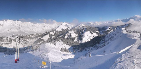 La Giettaz, France - Weather to ski - Today the Alps, 16 January 2016