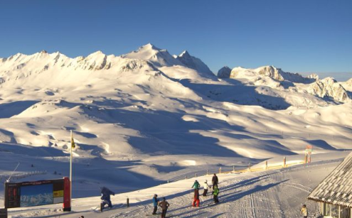 Val d’Isère, France - Weather to ski - Today in the Alps, 11 February 2016