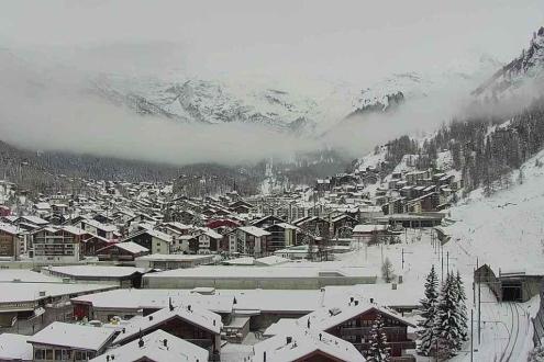 Cloudy skies over Zermatt, Switzerland – Weather to ski – Snow report, 8 December 2023