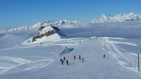 Flaine, France - Weather to ski - Today in the Alps, 13 March 2016