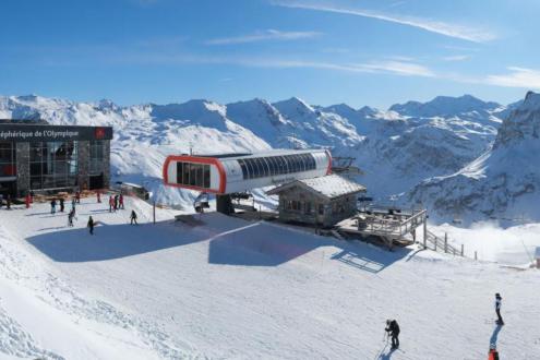 Early-season skiing in Tignes-Val d’Isère, France, in December