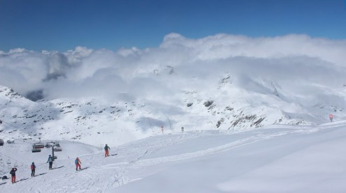 Fabulous snow conditions on the Mölltal glacier – 2 May 2017 – Photo: gletscher.co.at