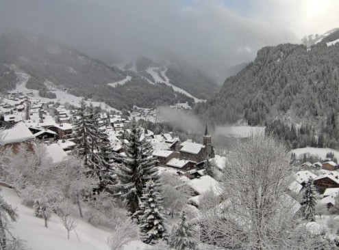 Châtel, France – Weather to ski – Today in the Alps, 1 January 2018
