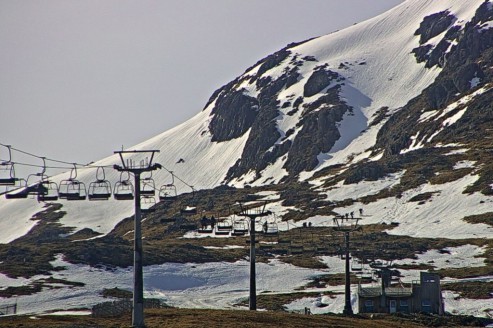 Ski lift in Glencoe, Scotland – Weather to ski – Snow report, 20 March 2026