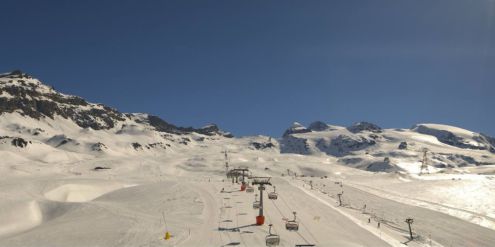 Cervinia, Italy – Weather to ski – Today in the Alps, 19 April 2018
