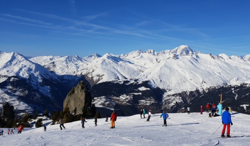Arc 1600, France – Weather to ski – Today in the Alps, 21 February 2019