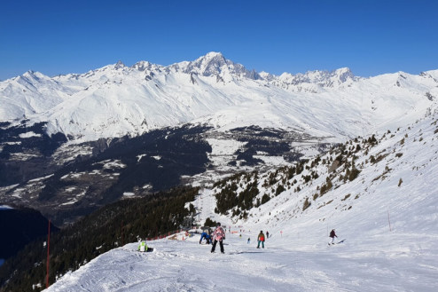 Aiguille Rouge piste, Les Arcs - Weather to ski - Is this the best piste in the Alps?