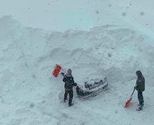 Who got the most snow in the Alps in 2018-19?