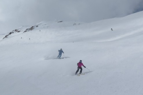 Skiers on the slopes of Snowbird, Utah on 11 March 2024 – Weather to ski – Who got the most snow in North America in 2023-24?