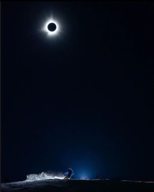Skiing during the 8 April 2024 total eclipse in Sugarloaf, Maine – Weather to ski – Who got the most snow in North America in 2023-24?