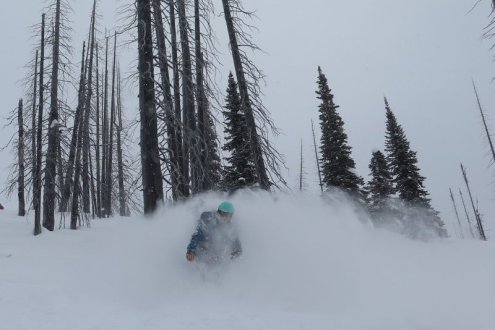 Enjoying deep powder in British Columbia with K3 Snowcat on 21 January 2025 – Weather to ski – Who got the most snow in North America in 2024-25?