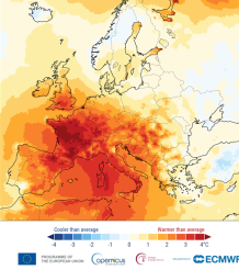 Link to Weather to ski's blog on "Was Summer 2026 the hottest ever in the Alps?"